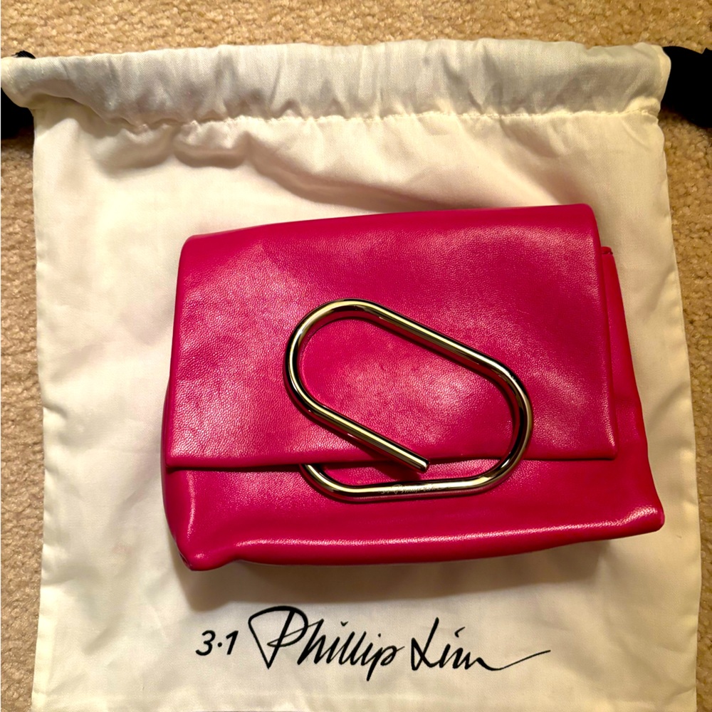 Phillip Lim Pink Paperclip Small Bag